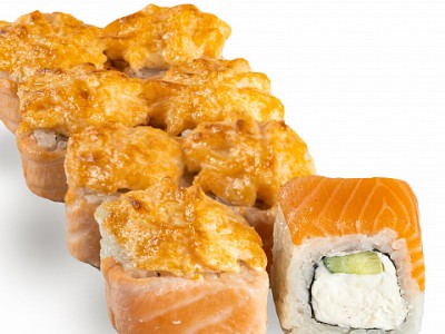 Запеченный ролл Филадельфия