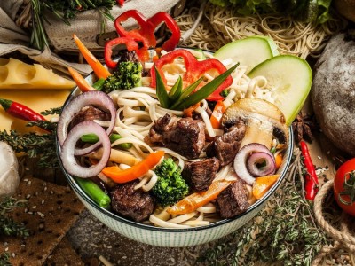 WOK c говядиной