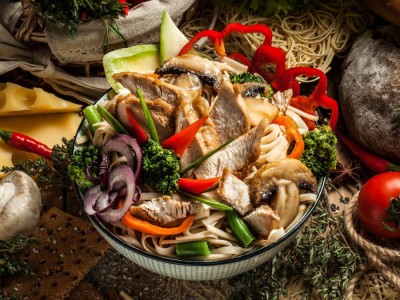 WOK c курицей