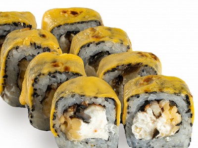 Запеченный ролл Три Сыра